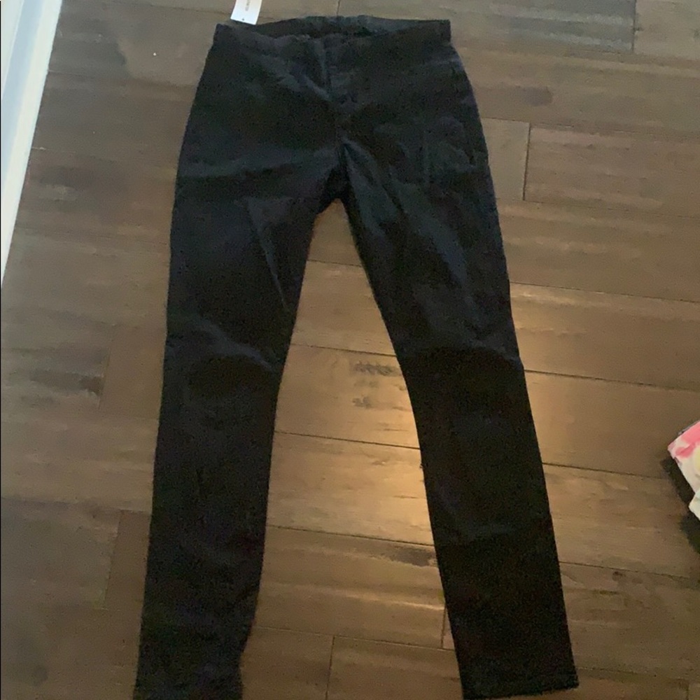 Helmet Lang black elastic waist pants size 27 NWT